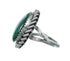 Turquoise Navajo Sterling Silver Ring Size 8 SN20232